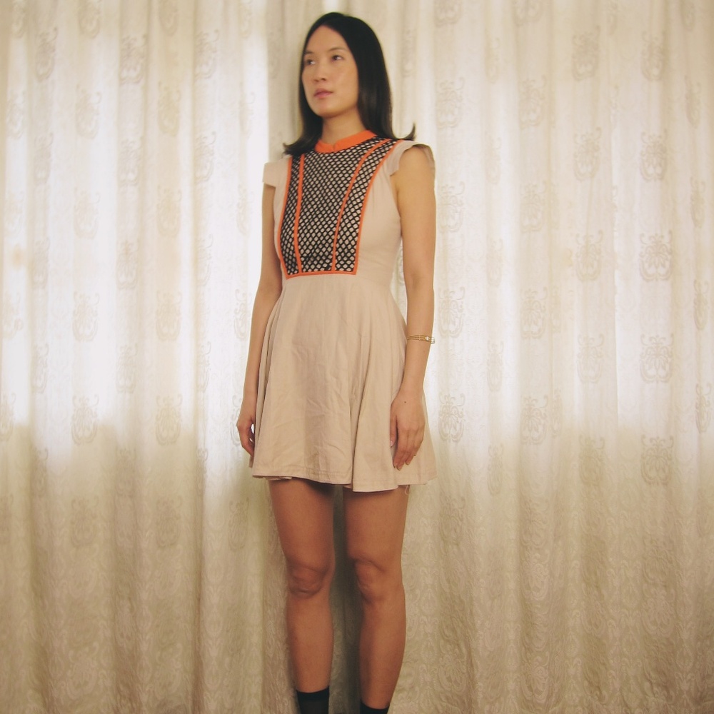 Cameo Geometric Mini  Dress, Size